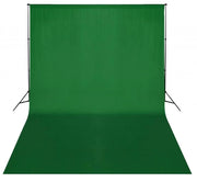 Kit completo per studio fotografico + schermo verde 3x5m senza soluzione di continuità per studio fotografico e video professionale 1802014/2