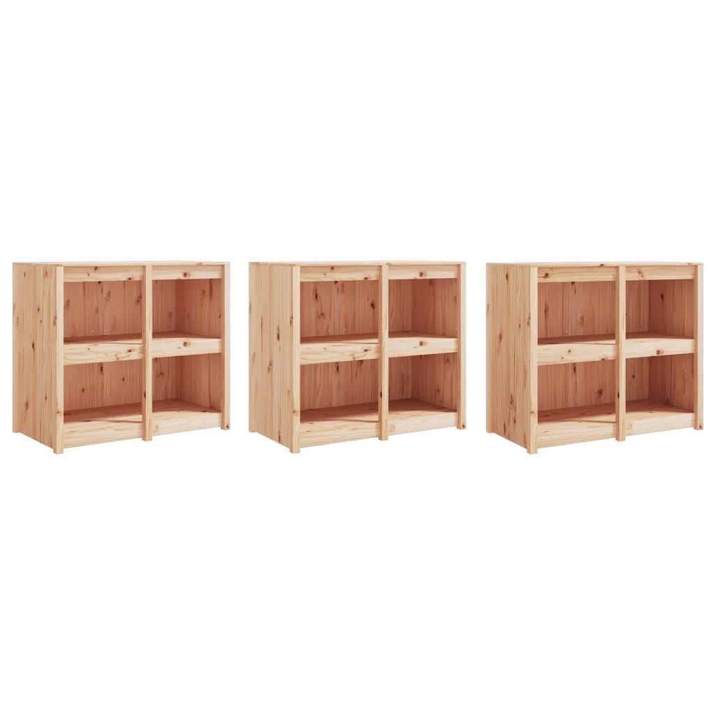 Mobili da Cucina da Esterno MEPPEL 3 pz in Legno Massello di Pino 3196163