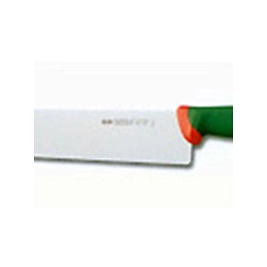 Sanelli SANELLI_308625 Premana Coltello Pasta Lama Rigida 25 cm Manico Antiscivolo con Tecnologia Antibatterica Biomaster colore Verde