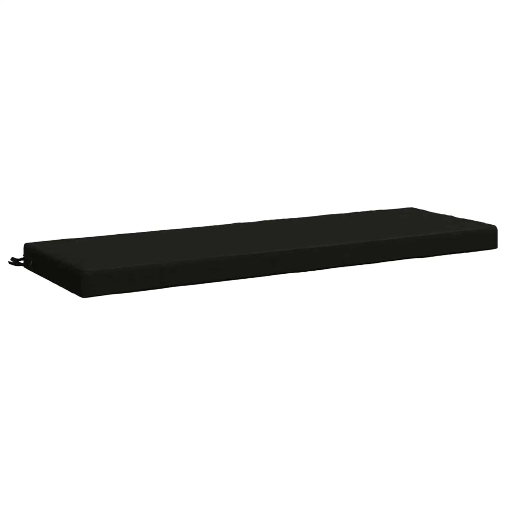 Cuscino per panchina SOEST 100% Poliestere Nero 150 x 50 x 8 cm 950312