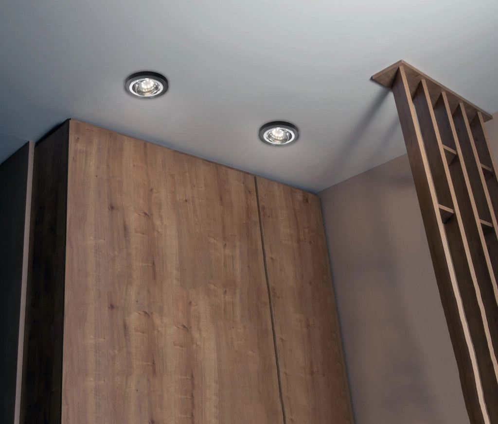 Faretto incasso Candellux SSU-15 vetro nero MR16 12V