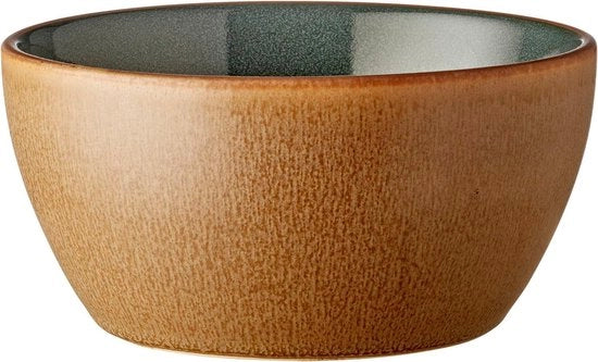 Set di 4 piatti da colazione in ceramica con tema natura diametro 12 cm