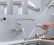 Cucina - Cassetta di Rubinetto Opaca con Maniglia Rotativa 360° - Montaggio a Parete