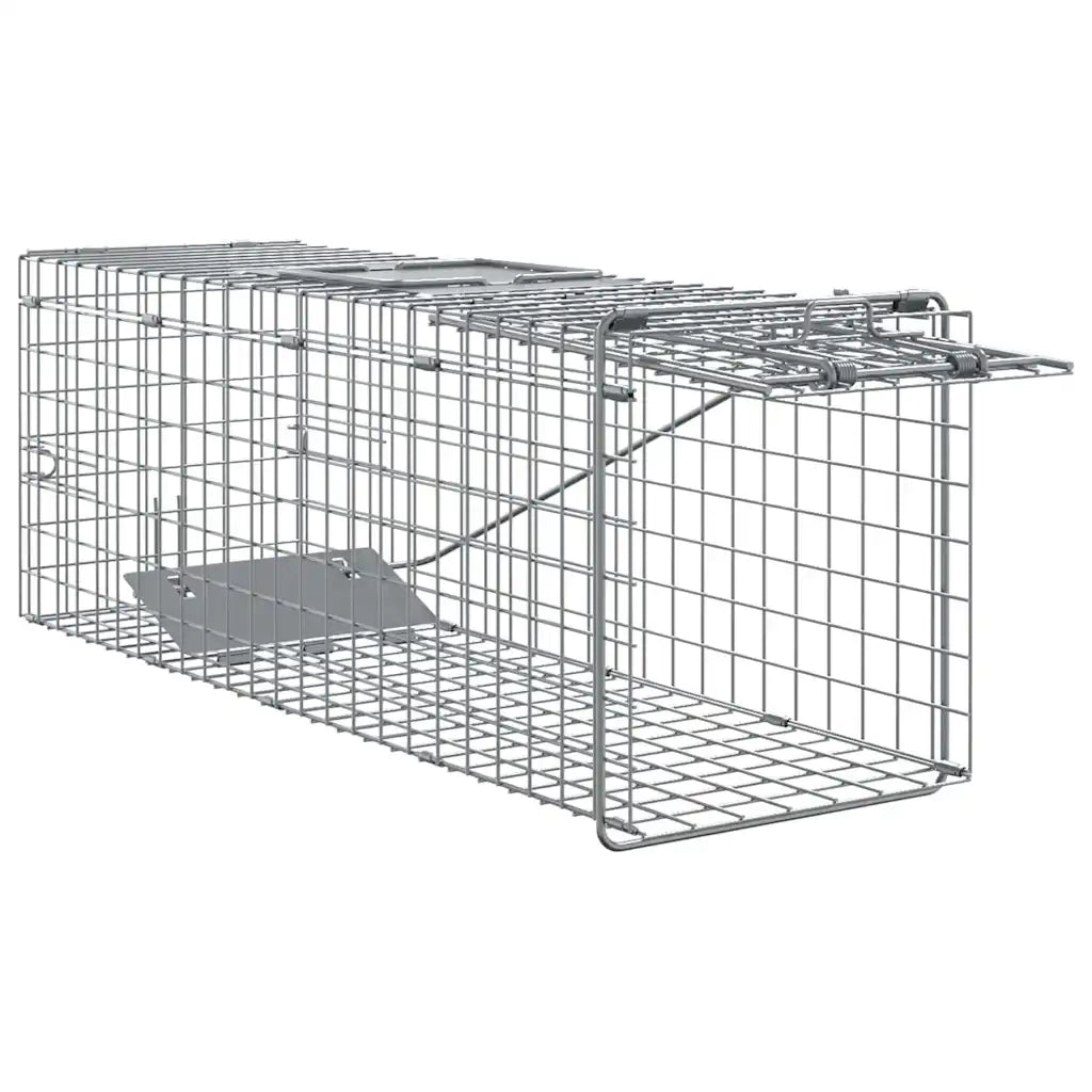 Trappola per animali Antracite 61 x 20 x 21,5 cm Acciaio 42017312