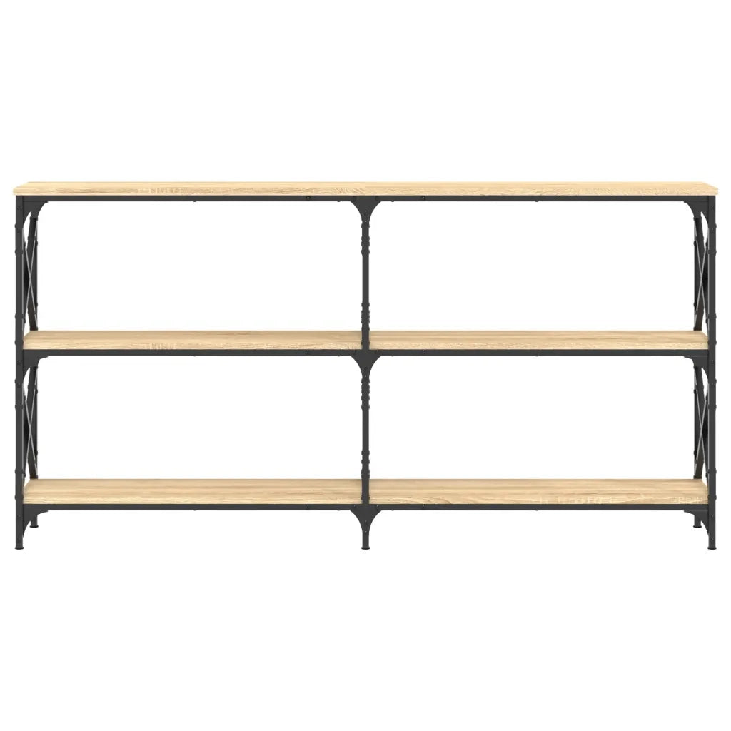 Tavolo Consolle Rovere Sonoma 156x28x80,5 cm Legno Multistrato 835425