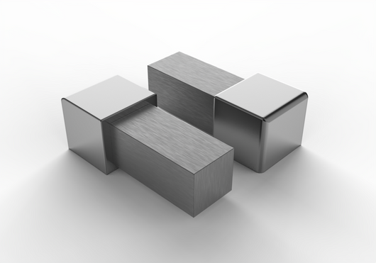 Capsula ACCIAIO angolo quadro per profili rivestimento piastrelle Misura: 12 MM, Capsula - Tappo: Capsula - Tappo, FINITURA: Lucido