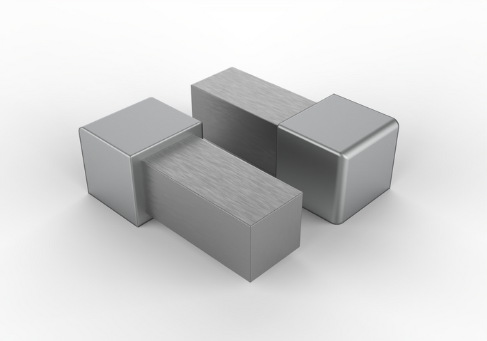 Capsula ACCIAIO angolo quadro per profili rivestimento piastrelle Misura: 10 MM, Capsula - Tappo: Capsula - Tappo, FINITURA: Opaco