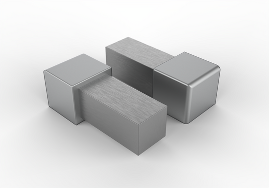 Capsula ACCIAIO angolo quadro per profili rivestimento piastrelle Misura: 10 MM, Capsula - Tappo: Capsula - Tappo, FINITURA: Spazzolato