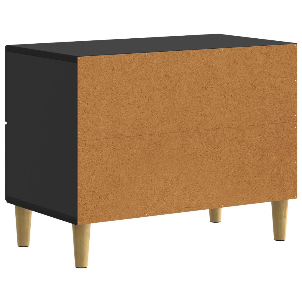 Armadio da Notte Nero 62 x 34,5 x 48 cm Legno ingegnerizzato 894546