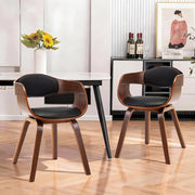 Sedia con Braccioli da Pranzo, Sala, Studio e Soggiorno - Seduta e Schienale Imbottiti, Gambe in Legno Massello (Nero)