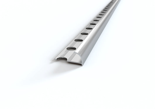 Profilo ALLUMINIO angolo tondo per piastrelle. Barra 2.5 M MISURA H: mm 12, FINITURA: Opaco