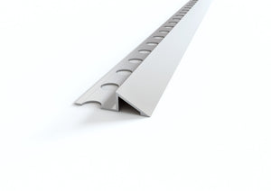 Profilo ALLUMINIO terminale a rampa per pavimenti. Barra 2.5 M FINITURA: Alluminio opaco, Spessore: 10 mm, Lunghezza: 2.5 M