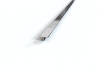 Profilo coprigiunto in ALLUMINIO a "T" per pavimenti. Barra 2.5 M Misura: MM 10, FINITURA: Alluminio lucido