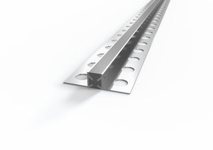 Profilo Giunto Dilatazione in ALLUMINIO per Pavimenti. Barra 2 m Colore silicone: Grigio, SPESSORE PER MATTONELLA: Giunto H 10