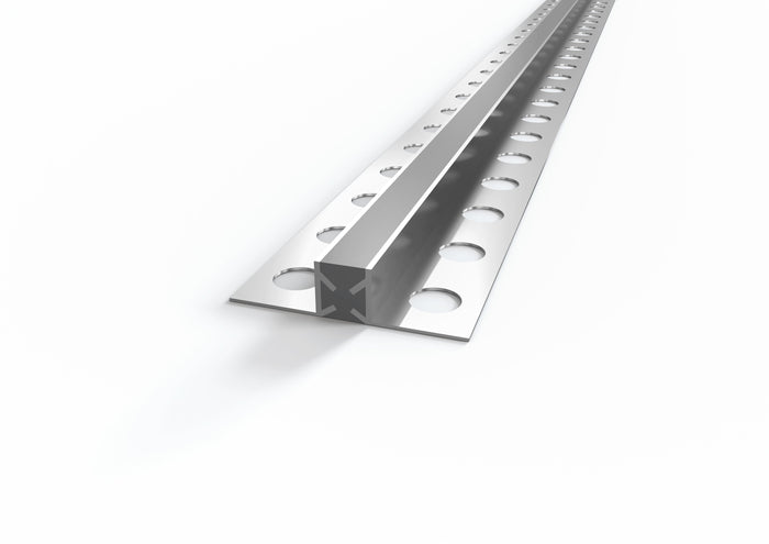 Profilo Giunto Dilatazione in ALLUMINIO per Pavimenti. Barra 2 m SPESSORE PER MATTONELLA: Giunto H 12, Colore silicone: Trasparente