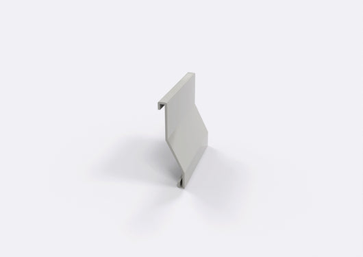 Profilo gocciolatoio per balconi e terrazze in ALLUMINIO "NOR". Lunghezza 2.7 m ARTICOLO: Giunzione per Gocciolatoio NOR, FINITURA: Antracite