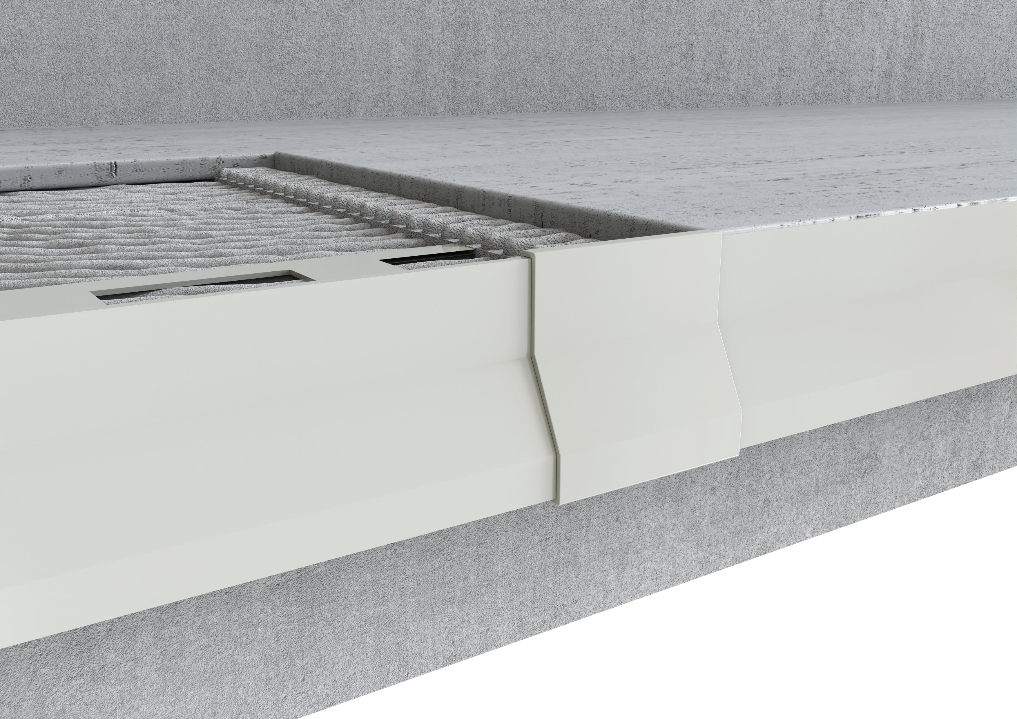 Profilo gocciolatoio per balconi e terrazze in ALLUMINIO "NOR". Lunghezza 2.7 m ARTICOLO: Giunzione per Gocciolatoio NOR, FINITURA: Antracite