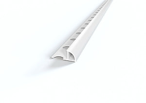 Profilo jolly tondo in PVC barra 2.6 m MISURA H: mm 6, Capsula: mm 10, Colore: Bianco