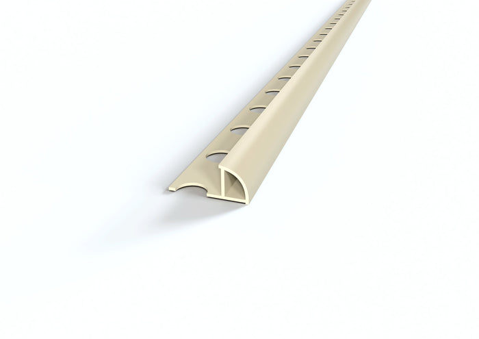 Profilo jolly tondo in PVC barra 2.6 m MISURA H: mm 10, Capsula: mm 10, Colore: Giallo Avana