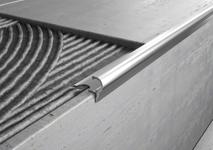 Profilo proteggi gradino in ALLUMINIO . Barra 2.5 M Misura: Spessore 12.2, FINITURA: Opaco