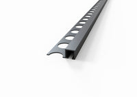 Profilo quadro in ALLUMINIO - Finitura Sabbia Antracite. Barra 2.5 M Spessore: 10 mm, FINITURA: Sabbia Antracite