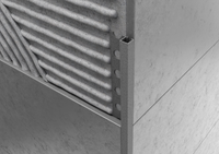 Profilo quadro in ALLUMINIO - Finitura Sabbia Grigio Perla. Barra 2.5 M FINITURA: Sabbia grigio perla, Spessore: 10 mm