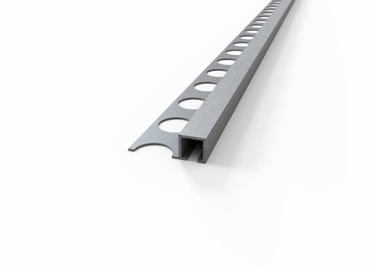 Profilo quadro in ALLUMINIO - Finitura Sabbia Grigio Perla. Barra 2.5 M Spessore: 12 mm, FINITURA: Sabbia grigio perla