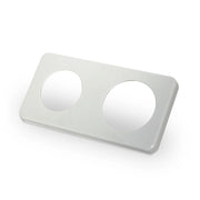 Mostrina doppia lucida colore bianco Videl