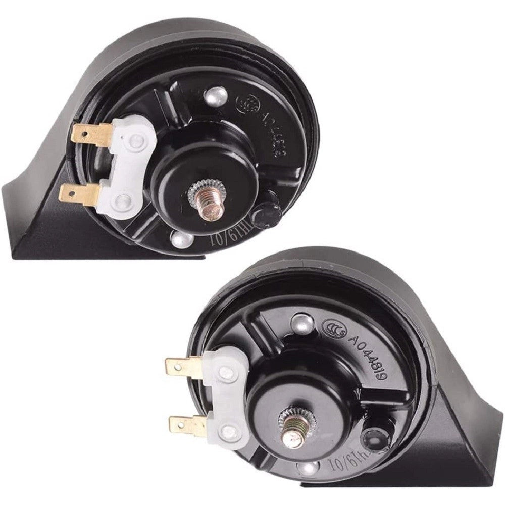 Trade Shop - Kit 2 Pz Doppio Tono Clacson Corno Di Segnalazione Universale Auto Camion Moto -