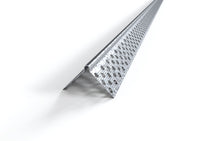 Profilo-paraspigolo forato in lamiera 3 fori per cartongesso. Barra 3 m. ARTICOLO: Profilo-paraspigolo forato in lamiera 3 fori per cartongesso. Barra 3 m.