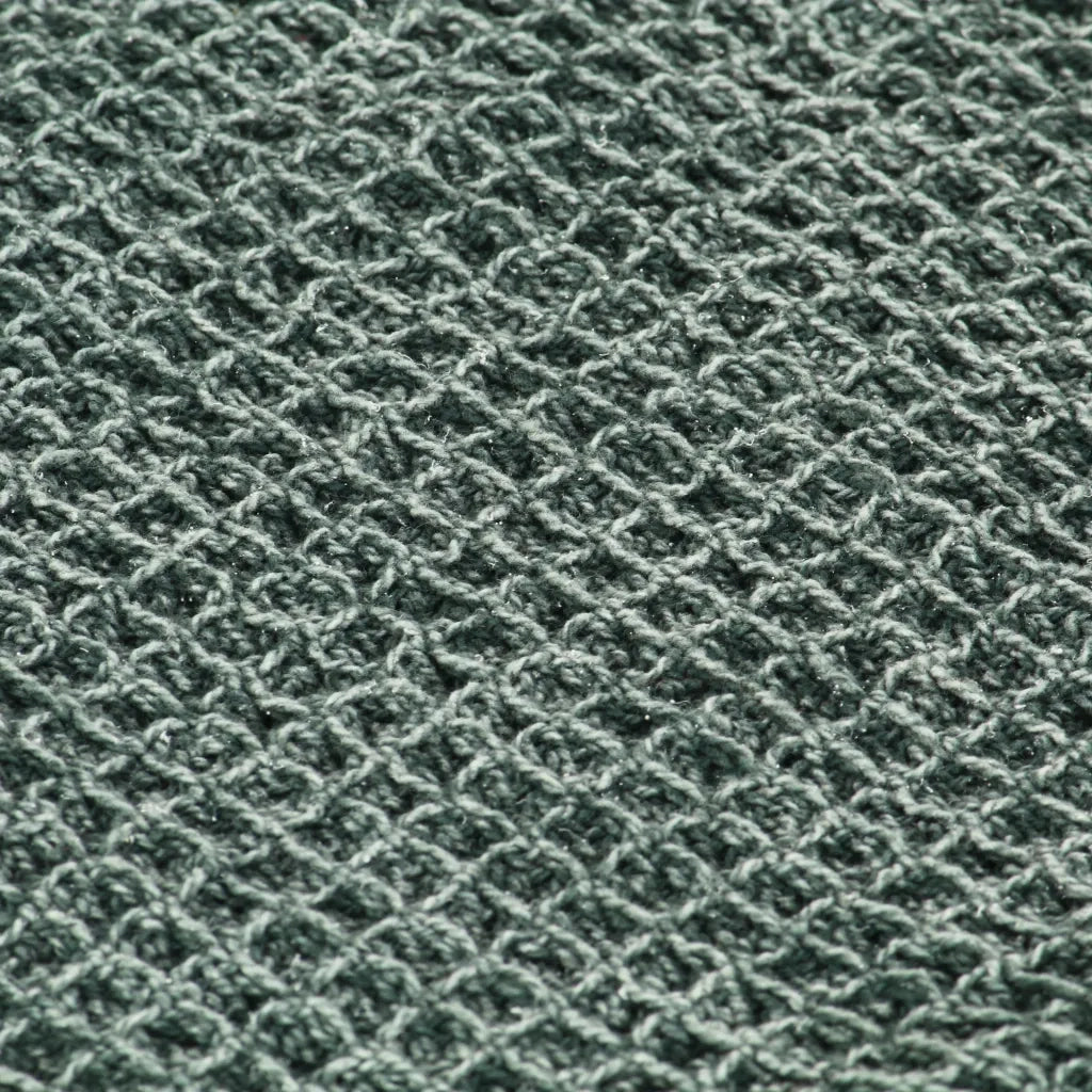 Copriletto in Cotone 160x210 cm Verde Scuro 133759