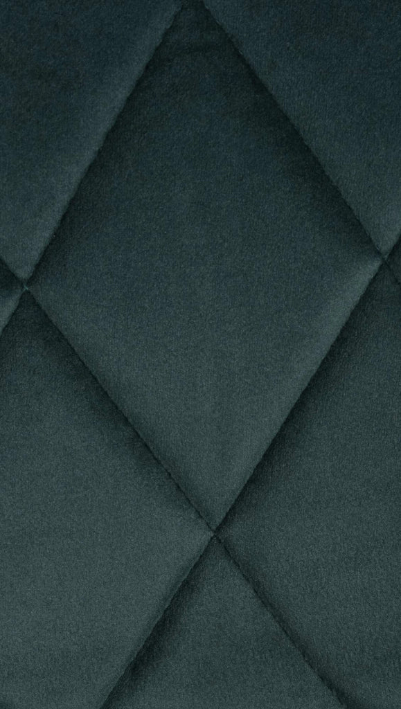 Sgabello da bar Lazio Velvet Verde scuro,nero