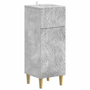 Mobiletto da Bagno DELFT Grigio Cemento 30 x 31 x 80 cm 897048