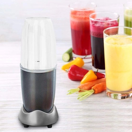 Set di bicchieri per frullatore 18oz - Accessorio per frullatore 900W - Riciclabile - Resistentente al lavastoviglie - Sostenibile - Materiale sicuro - Set di bicchieri per mescolare