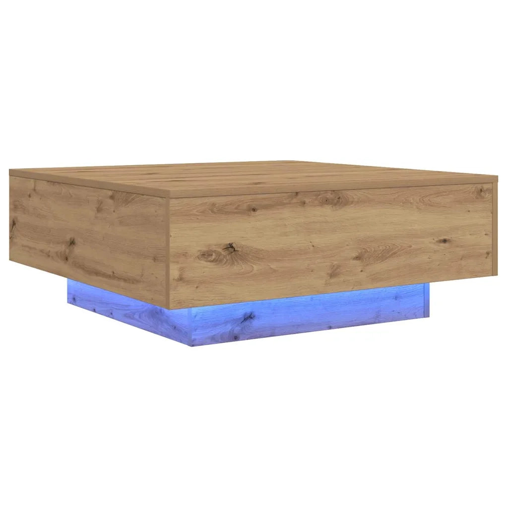 Tavolino da salotto Rovere artigianale 80 x 80 x 31 cm 863001