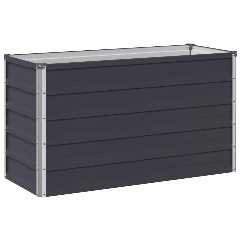 Letto rialzato da giardino Antracite 100 x 40 x 55 cm 8006235