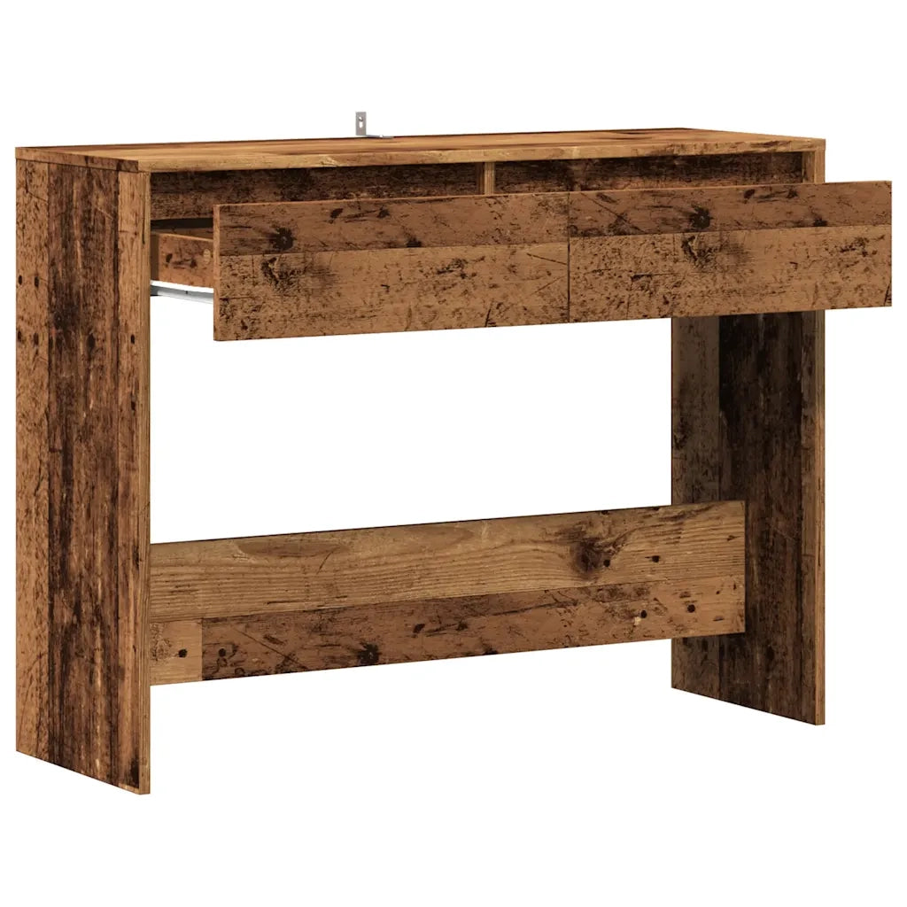 vidaXL Tavolino Consolle Legno Vecchio 100x35x76,5 cm in Truciolato
