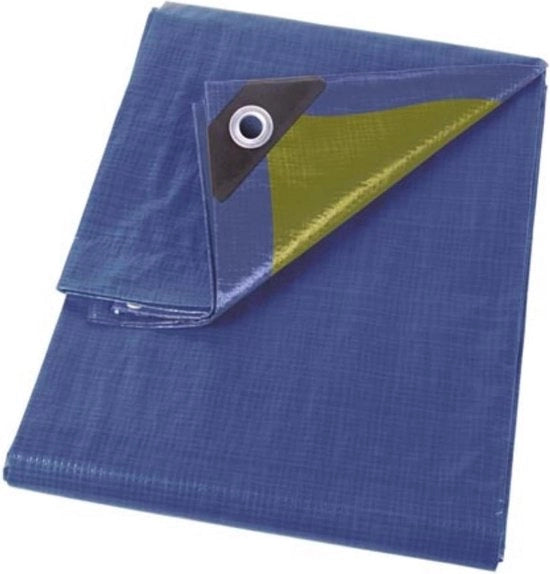 Dekzeil con 32 rinforzi angolari, colore blu-verde, 70 g/m², 6 x 10 m