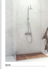 Colonna doccia con miscelatore esterno Milos Mixer