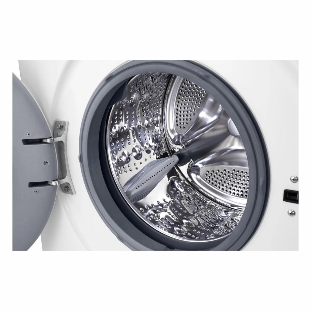 LG F4NX1008NWK Lavatrice smart 8kg, Classe A, 1400 giri, 6 Motion, Allergy Care, Bianca