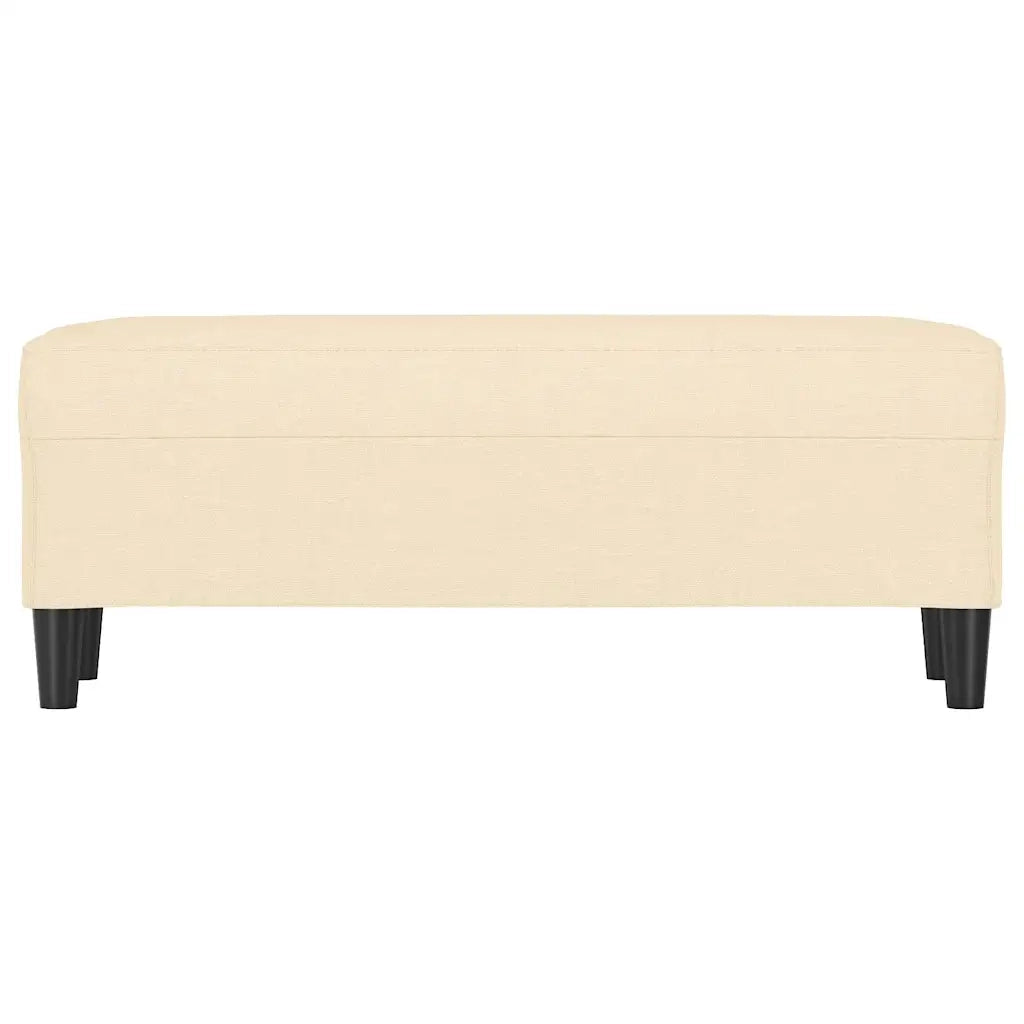 Panca Crema 100x35x41 cm in Tessuto CFW2357110