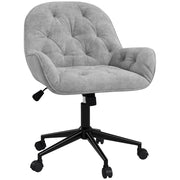 Sedia da ufficio ¨C Xylo ¨C tessuto effetto velluto grigio, altezza regolabile