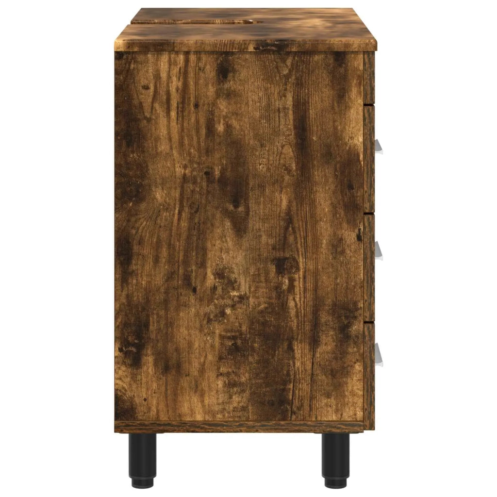 Mobiletto da bagno Rovere Fumo 60 x 35 x 60 cm 889380