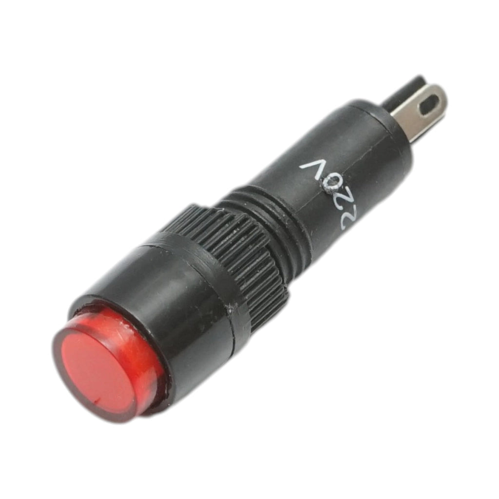 Indicatore di segnale industriale LED rosso 220V Ø 8mm Breckner Germany