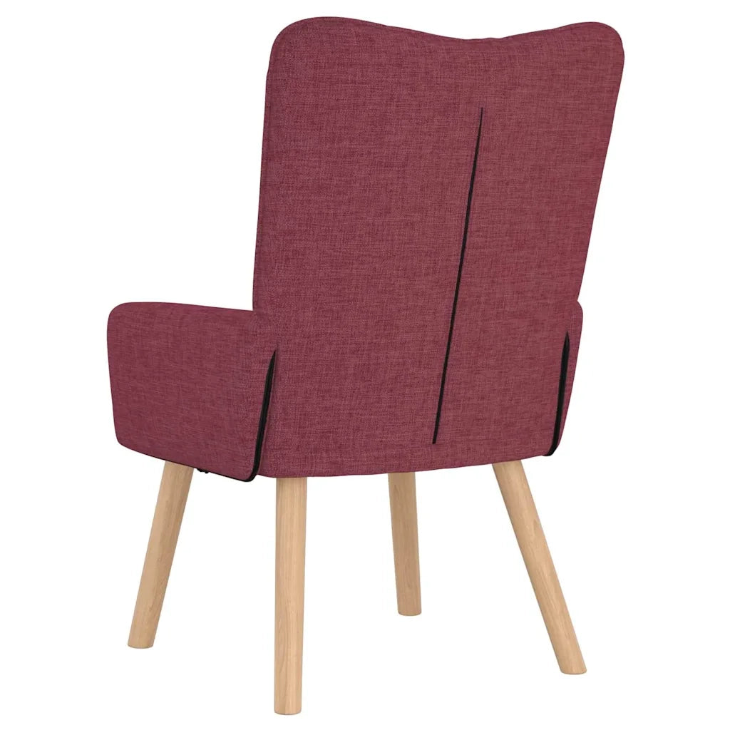 Divano Sedia-Poltrona Rosso Vino 63 x 67 x 94 cm Tessuto e compensato