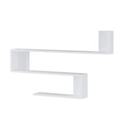 Mensola da parete a 3 ripiani 71,5 x 120 x 14,5 cm Bianco 03_0007039