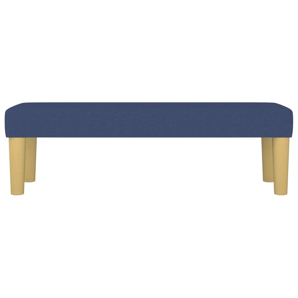 Panca Blu 100x30x30 cm in Tessuto 346658