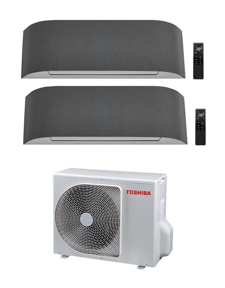 Condizionatore Dual Split Toshiba Haori 10+10 (9+9) con RAS-2M14U2AVG-E Wi-Fi Integrato
