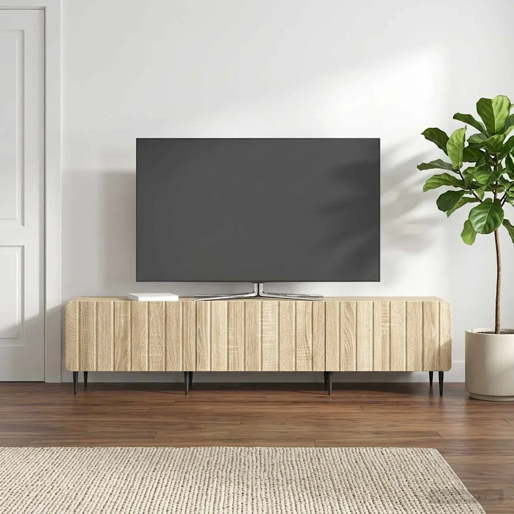Mobile TV Rovere Sonoma 147 x 34,5 x 32 cm Legno ingegnerizzato 894477