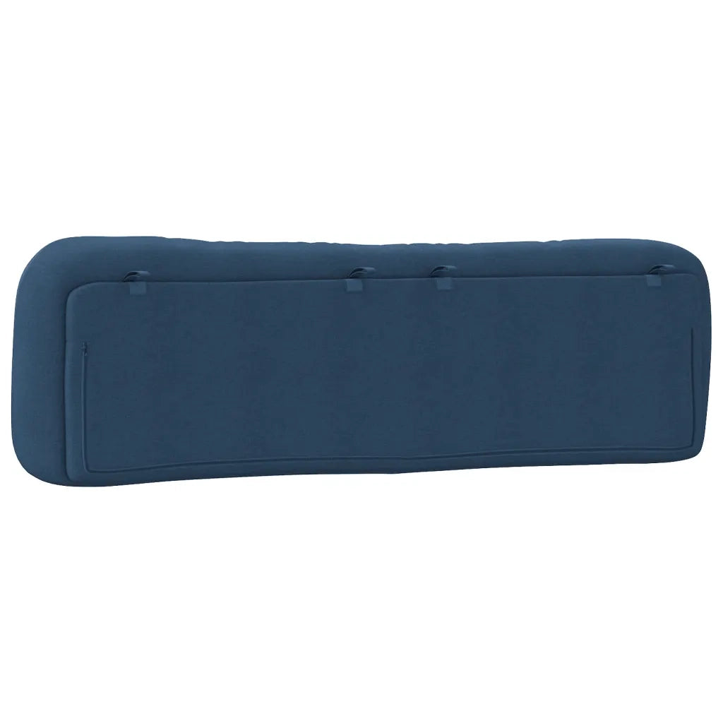 Cuscino Testiera-Cuscino per Testiera Hvar Blu 180 cm in Tessuto